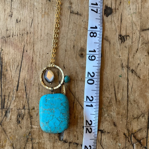 Boho Turquoise necklace - Picture 5 of 5